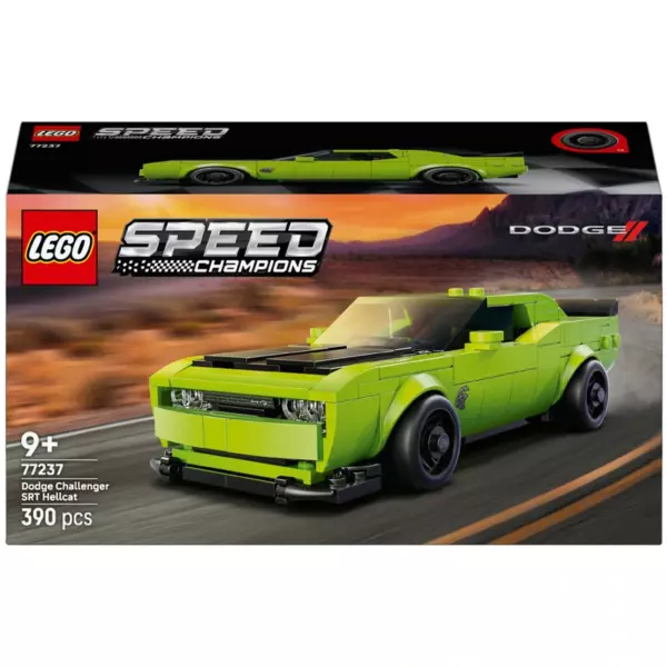 LEGO Speed Champions 77237 Dodge Challenger SRT Hellcat Sports Car Set - Image 6