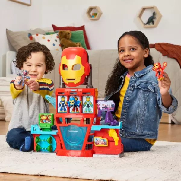 Marvel Iron Man and His Awesome Friends Playset Iron Quarters - Image 2