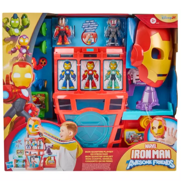 Marvel Iron Man and His Awesome Friends Playset Iron Quarters - Image 5