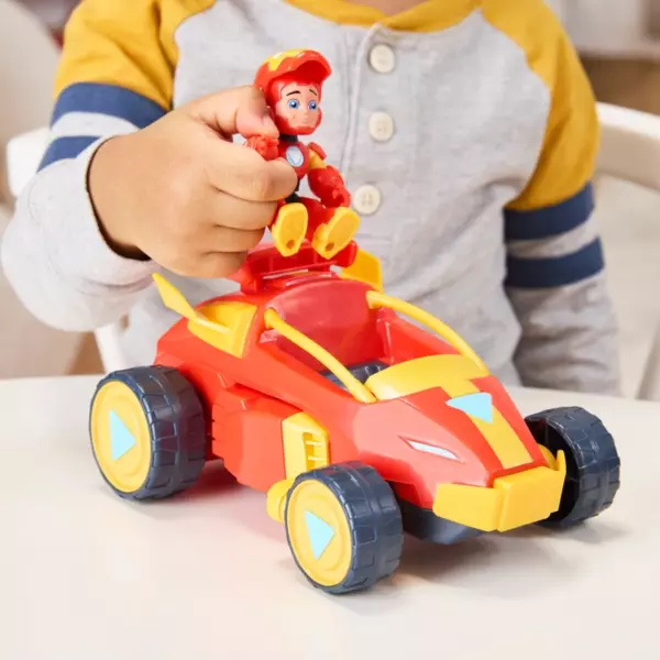 Marvel Iron Man and his Awesome Friends Figure & Vehicle 2-In-1 Mech Suit Iron Man Pack - Image 4