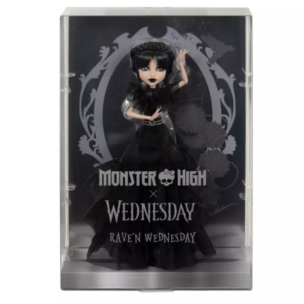 Monster High x Wednesday Doll Rave'N Wednesday - Image 5