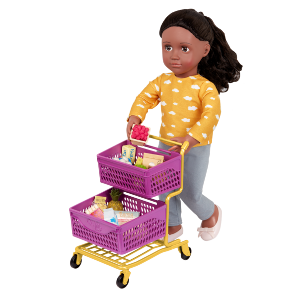 Our Generation At the Market Shopping Cart Grocery Playset - Image 2