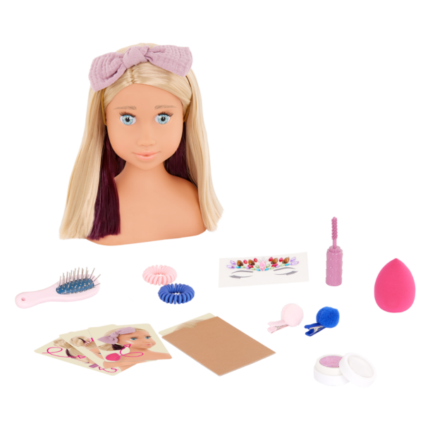 Our Generation Deanna Sparkles of Fun Styling Head Doll