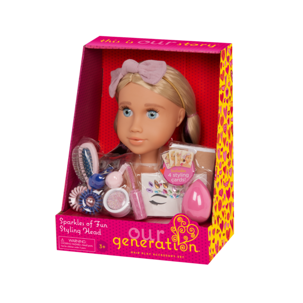 Our Generation Deanna Sparkles of Fun Styling Head Doll - Image 2