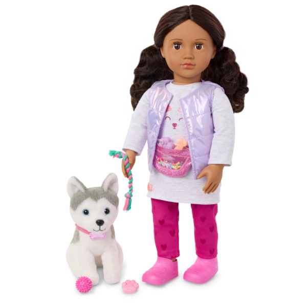 Our Generation Estella Doll & Pet Plush Puppy Set - Image 7