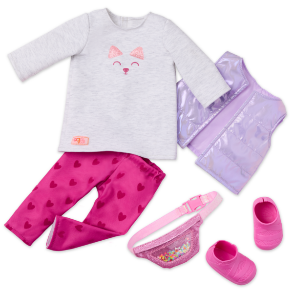 Our Generation Estella Doll & Pet Plush Puppy Set - Image 3