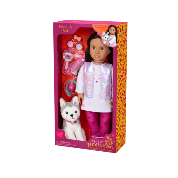 Our Generation Estella Doll & Pet Plush Puppy Set - Image 2