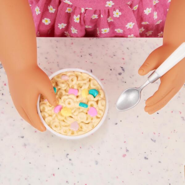 Our Generation Gillian Doll with Pink Dress & Rainbow Pajama Outfits - Image 2