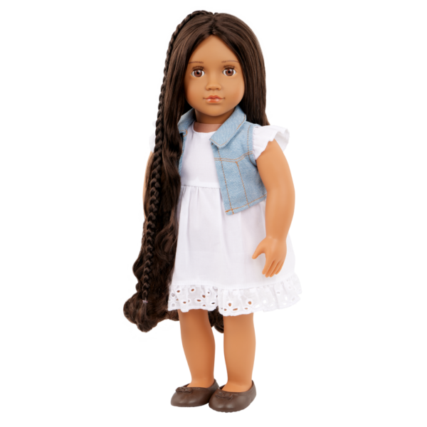Our Generation Perla From Hair to There Grow Doll with Extendable Braid - Image 6