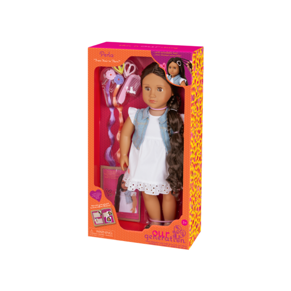 Our Generation Perla From Hair to There Grow Doll with Extendable Braid - Image 2