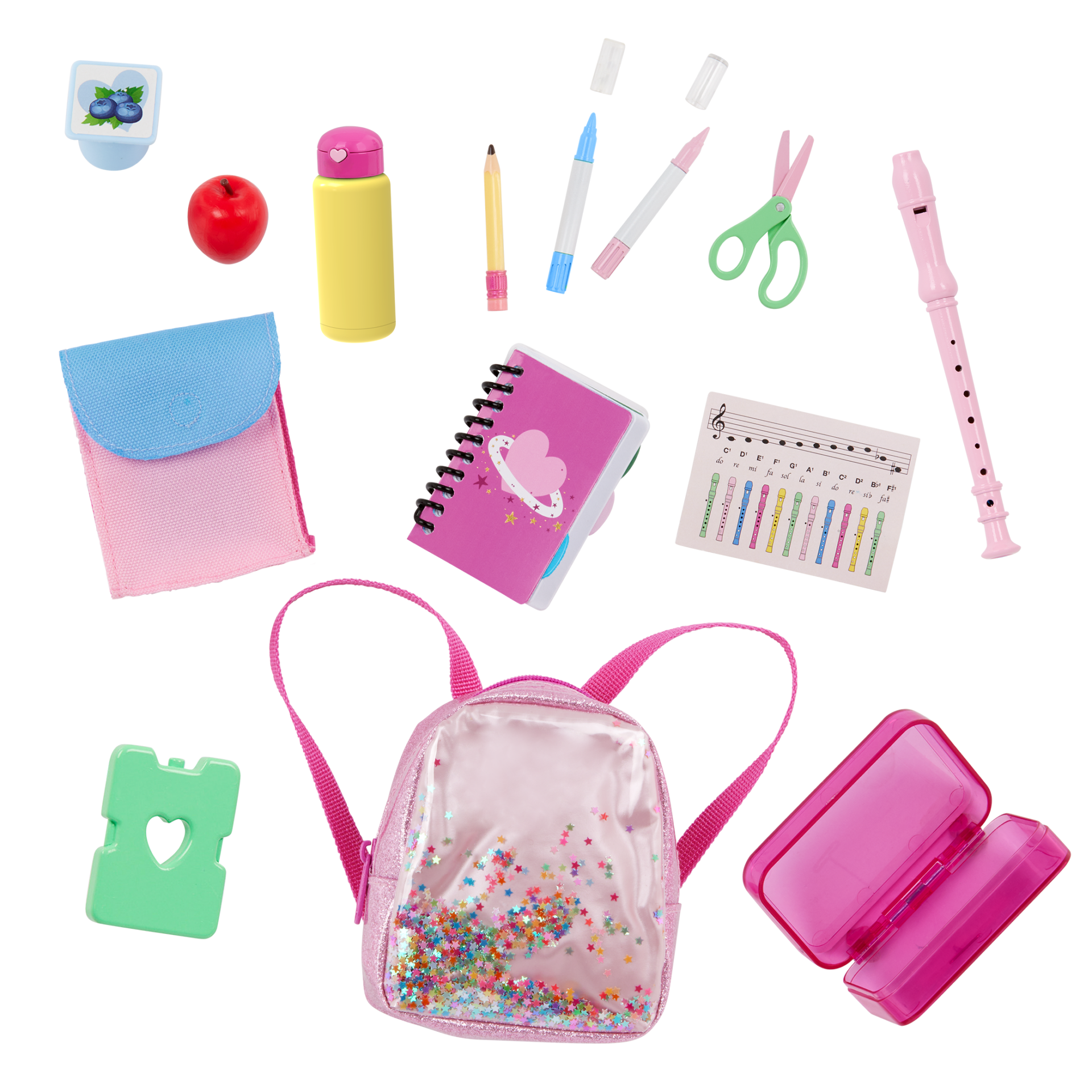 Our Generation Ready for School Backpack & School Supplies Set