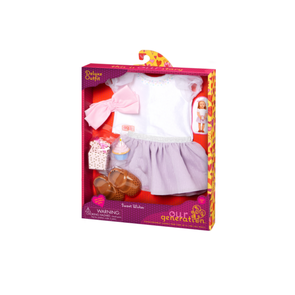 Our Generation Sweet Wishes Birthday Party Outfit - Image 2