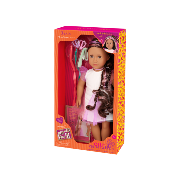 Our Generation Tania From Hair to There Hair Grow Doll with Extendable Braid - Image 2