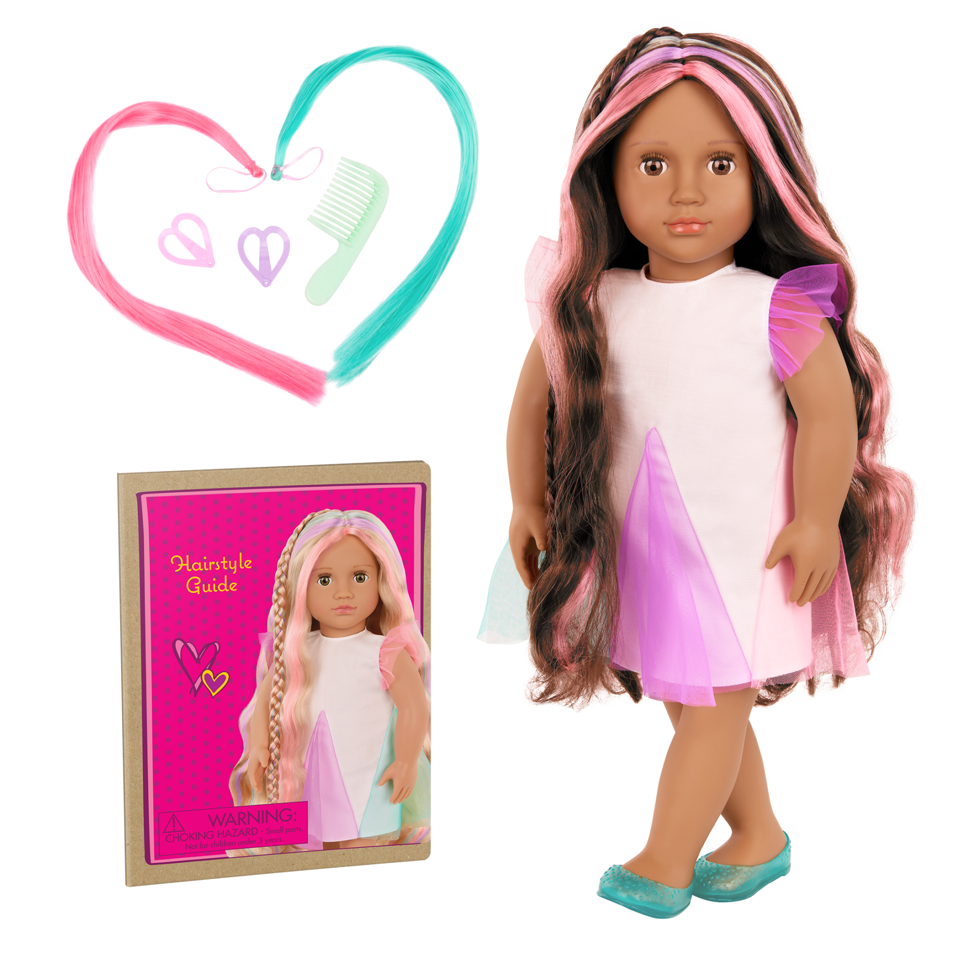 Our Generation Tania From Hair to There Hair Grow Doll with Extendable Braid