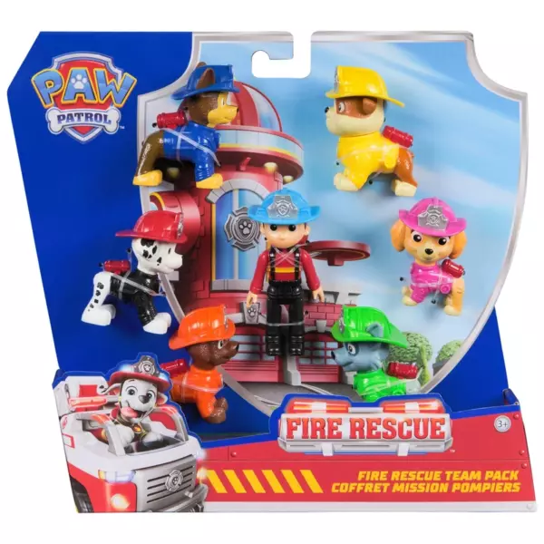 PAW Patrol Fire Rescue Team 7 Action Figures Pack - Image 3