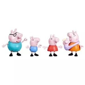 Peppa Pig Figures Peppa's Family of Five Set with Baby Evie