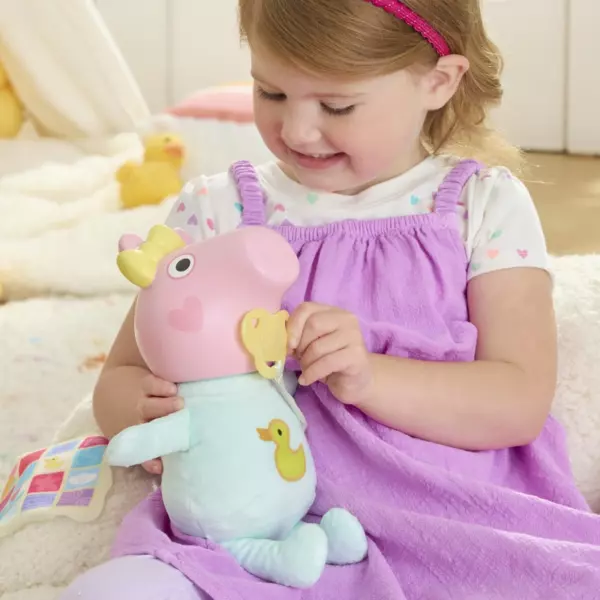 Peppa Pig Interactive Oinks & Snuggles Baby Evie Doll - Image 2