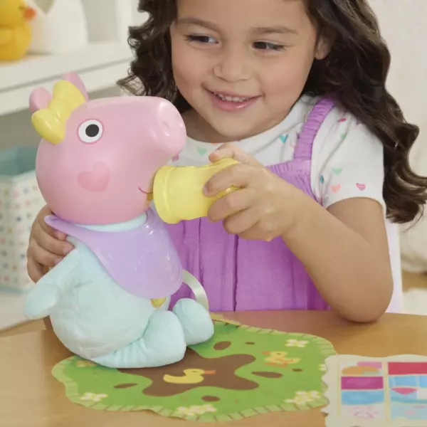 Peppa Pig Interactive Oinks & Snuggles Baby Evie Doll - Image 4