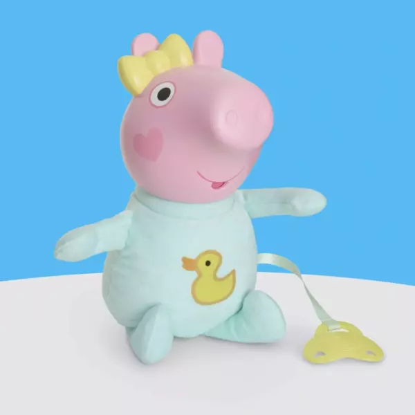 Peppa Pig Interactive Oinks & Snuggles Baby Evie Doll - Image 6