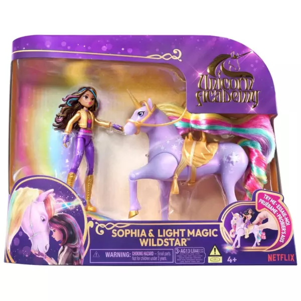 Unicorn Academy Doll Sophia & Light Magic Wildstar Set - Image 5