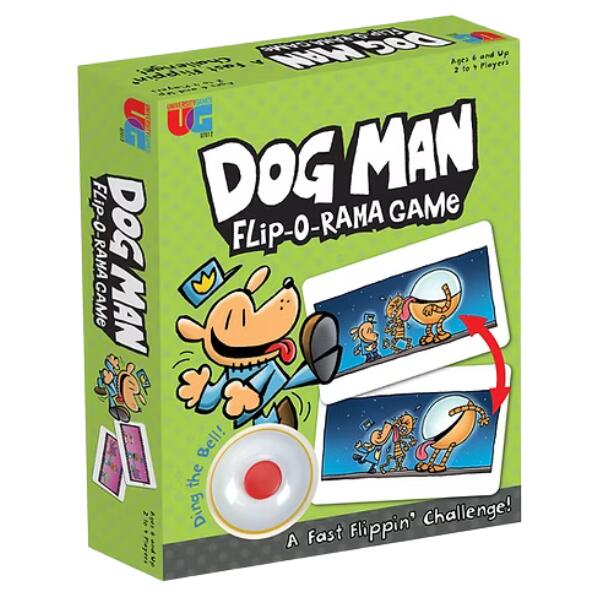 Dog Man Flip-o-Rama Card Matching Game