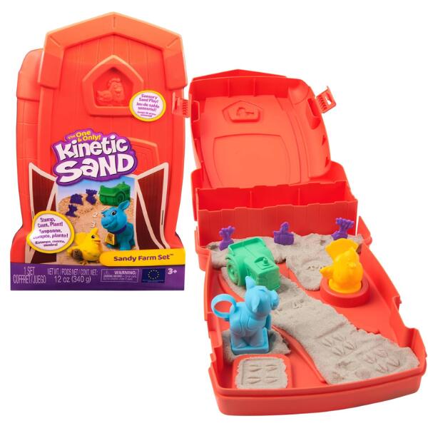 Kinetic Sand Sandy Farm Playset
