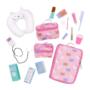 Our Generation Purrfectly Packed Kitty-Print Luggage & Accessories Set