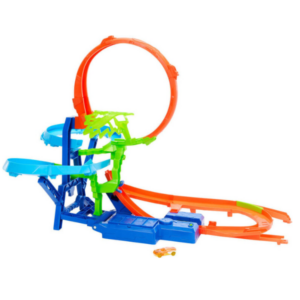 Hot Wheels Stunt Tracks Mid-Air Crash Playset