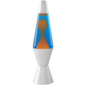 Classic Lava Lamp – Orange Lava & Blue Liquid