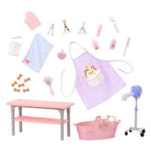 Our Generation Scrub & Style Pet Grooming Set