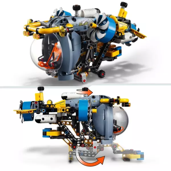 LEGO Technic 42201 Deep-Sea Research Submarine Set - Image 4