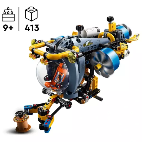 LEGO Technic 42201 Deep-Sea Research Submarine Set - Image 6