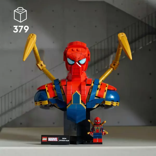 LEGO Marvel 76326 Iron Spider-Man Bust Set for Adults - Image 3