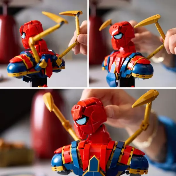 LEGO Marvel 76326 Iron Spider-Man Bust Set for Adults - Image 4