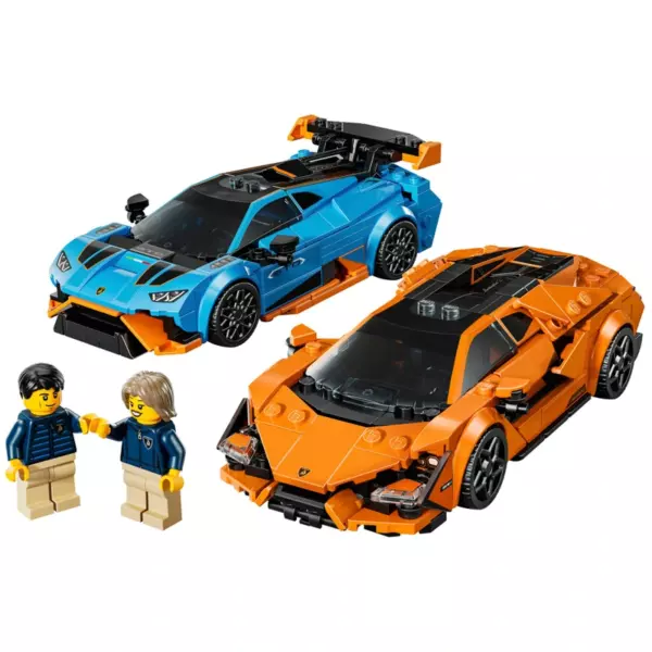 LEGO Speed Champions 77238 Lamborghini Revuelto & Huracan STO Set - Image 2