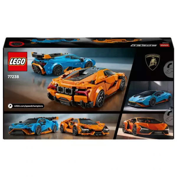 LEGO Speed Champions 77238 Lamborghini Revuelto & Huracan STO Set - Image 5
