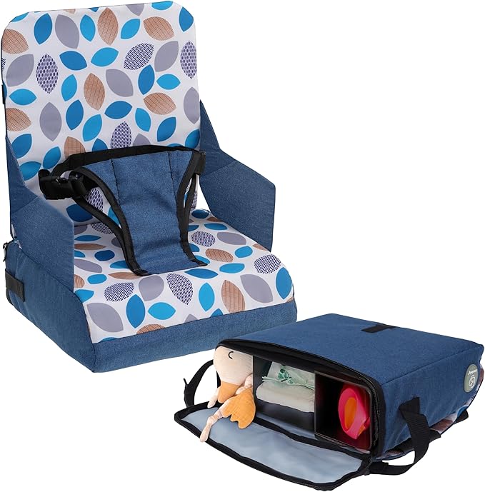 Dreambaby grab n go booster seat with storage navy