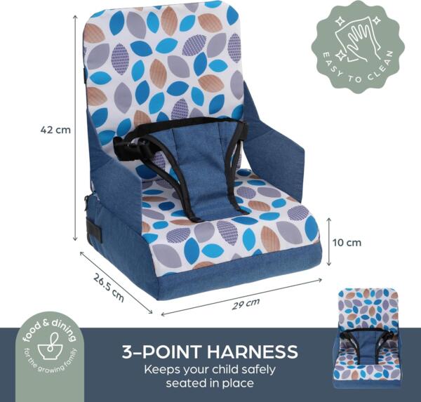 Dreambaby Grab N Go Booster Seat With Storage - Navy - Image 3