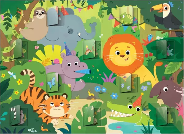 Galt Who's Hiding Jigsaw Puzzle Jungle Jamboree. - Image 3