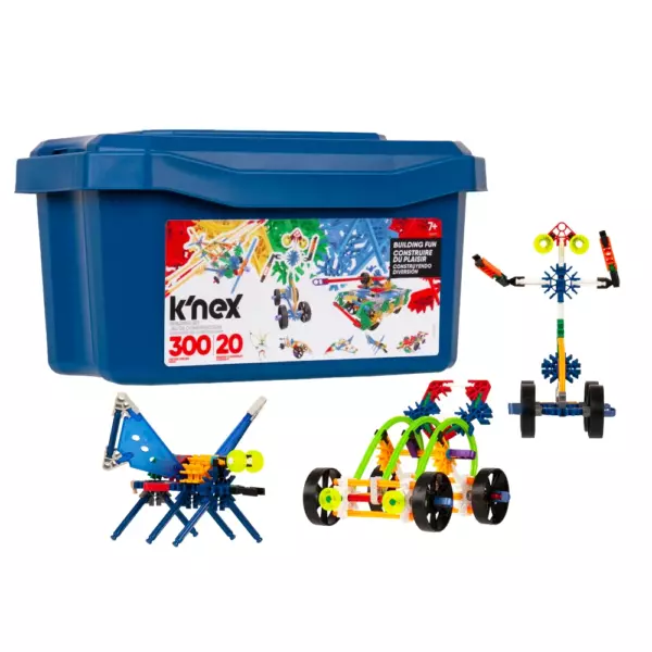 K'nex 300pc 20 Model Tub Construction Playset