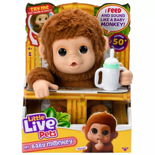 Little Live Pets My Baby Monkey Mango - Image 7