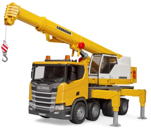 Bruder 1:16 Scania Super 560R liebherr Crane Truck with Light & Sound - Image 6
