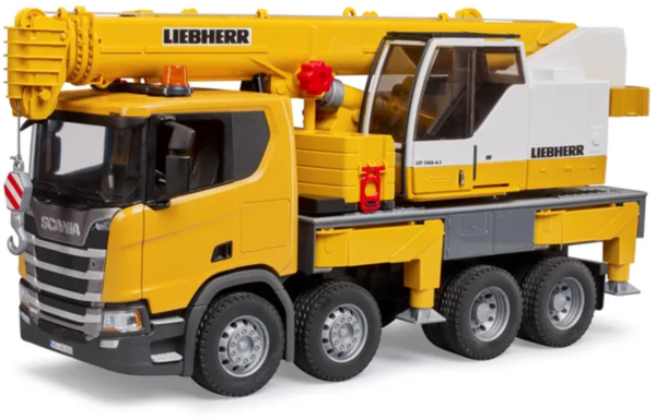 Bruder 1:16 Scania Super 560R liebherr Crane Truck with Light & Sound - Image 5