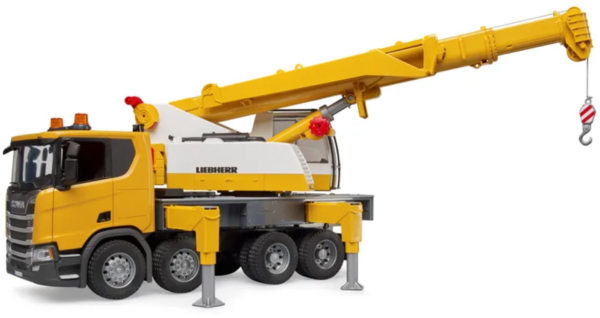 Bruder 1:16 Scania Super 560R liebherr Crane Truck with Light & Sound - Image 4