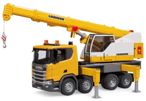 Bruder 1:16 Scania Super 560R liebherr Crane Truck with Light & Sound - Image 8