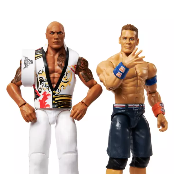 WWE Main Event Series The Rock vs. John Cena Collectible Set 2 Pack - Image 2