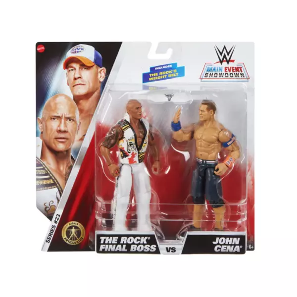 WWE Main Event Series The Rock vs. John Cena Collectible Set 2 Pack - Image 6