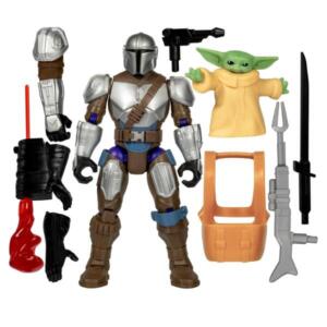 Star Wars MixMashers Deluxe Mandalorian Figure with Grogu