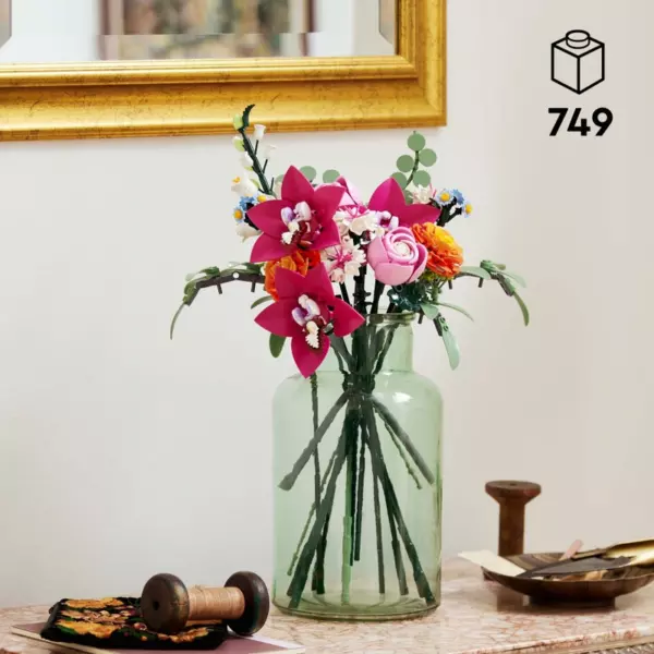 LEGO Botanical Collection 10342 Pretty Pink Flower Bouquet Set for Adults - Image 6