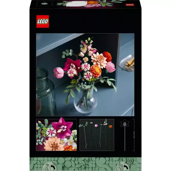 LEGO Botanical Collection 10342 Pretty Pink Flower Bouquet Set for Adults - Image 7